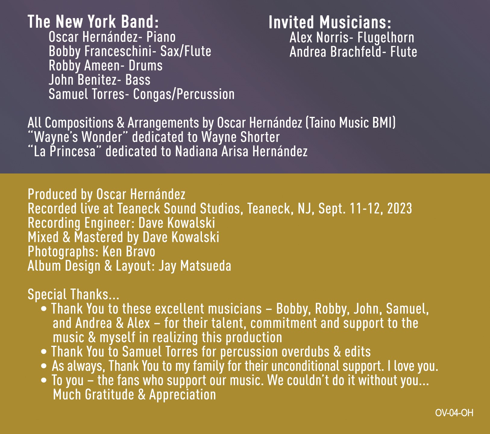 Oscar Hernández and Alma Libre - No Words Needed - Image 4